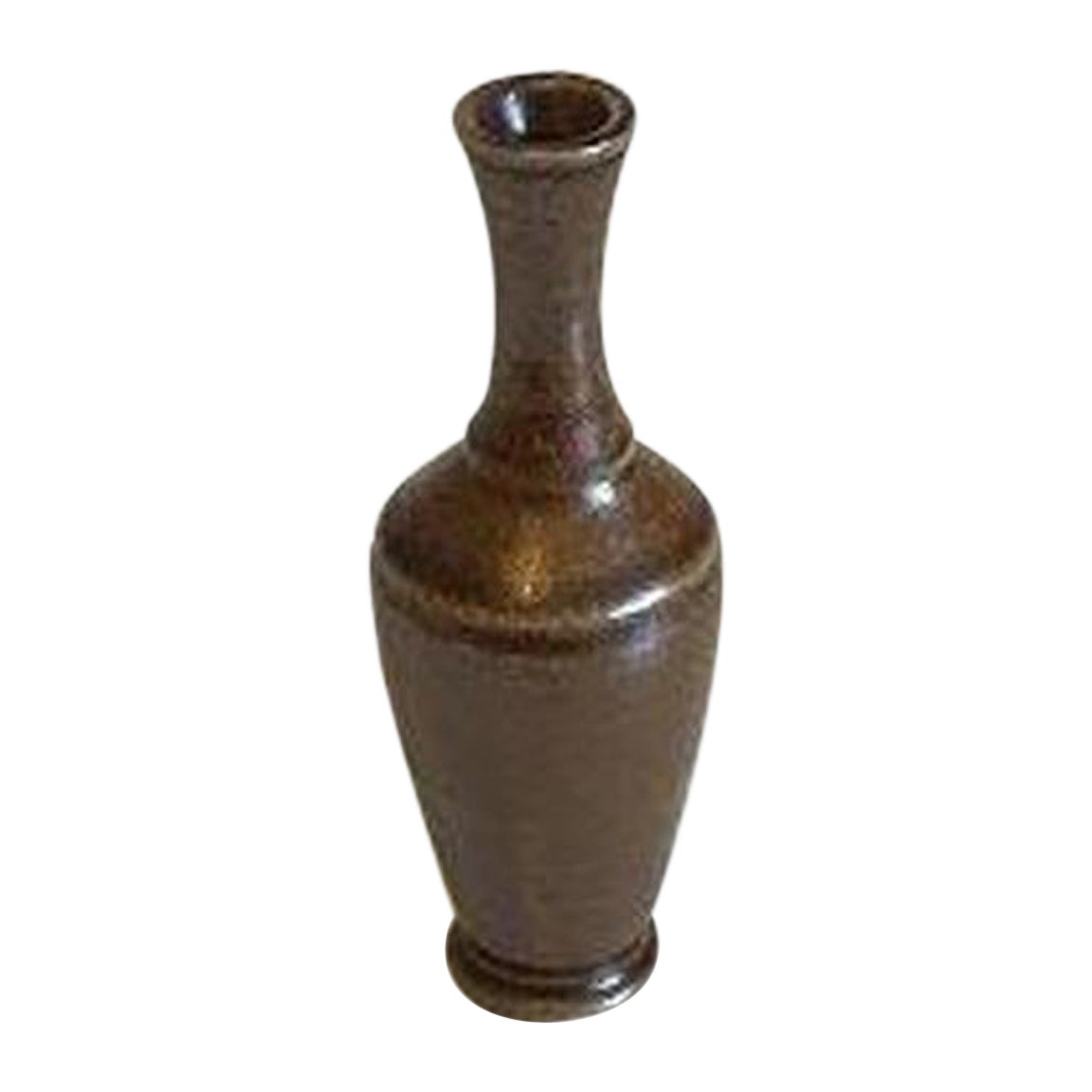 Höganäs Miniature Stoneware Vase with Lustre Glaze For Sale