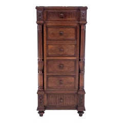 Chest of Drawers, Bedside Table, France, circa 1910