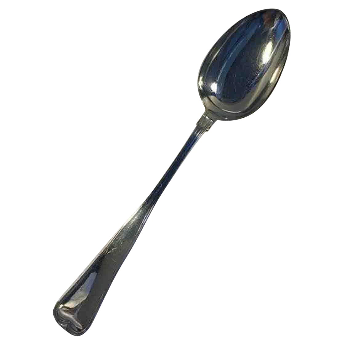 Old Danish Silver Serving Spoon 'HPJ Weile' For Sale