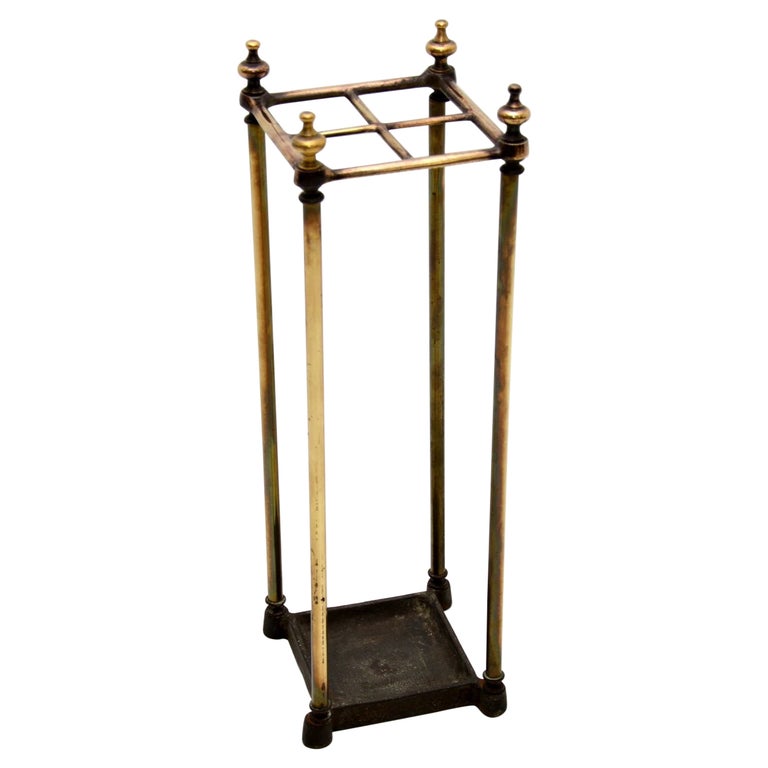 Antique Victorian Brass Umbrella Stand at 1stDibs patio umbrella stands