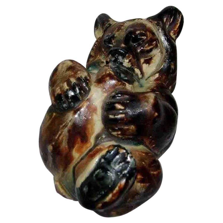 Arne Ingdam Bear Cub in Nice Glaze For Sale