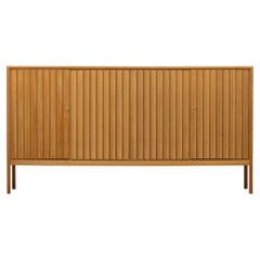 Großes OAK Highboard von Leo Bub für Bub Wertmöbel Deutschland, 70er Jahre