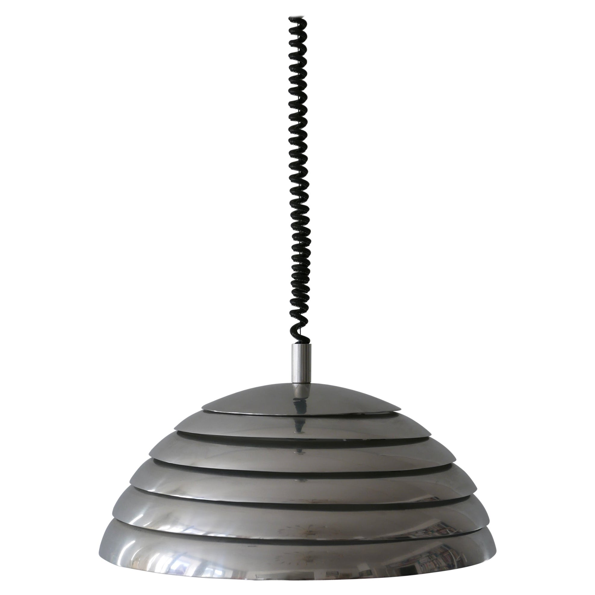 Large Mid-Century Modern Pendant Lamp by Vereinigte Werkstätten München, 1960s For Sale