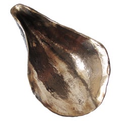 Oyster, Black / Massive Handcasted Bronze Decorative Piece / Paper Weight