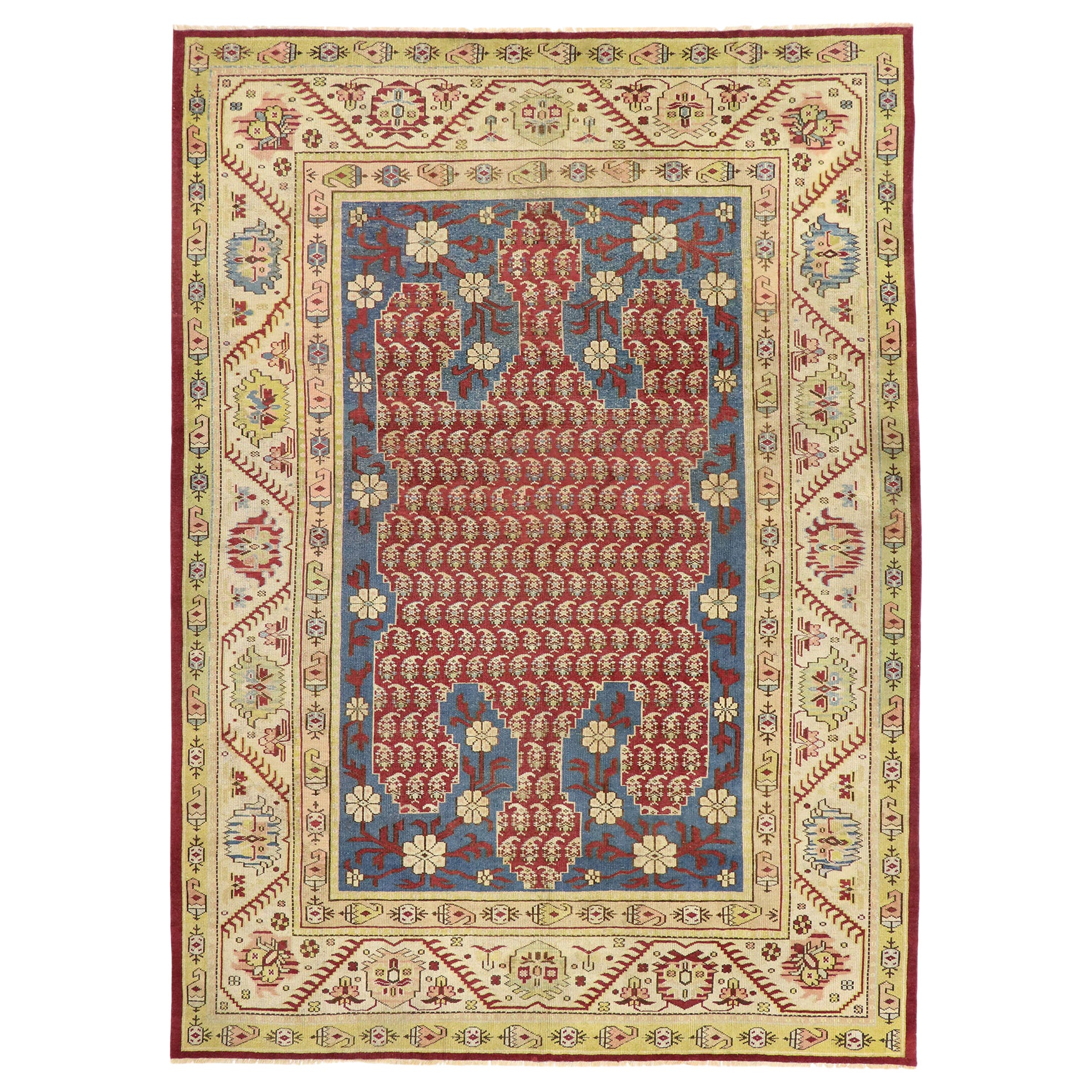 Tapis turc antique Oushak, 09'05 x 12'11