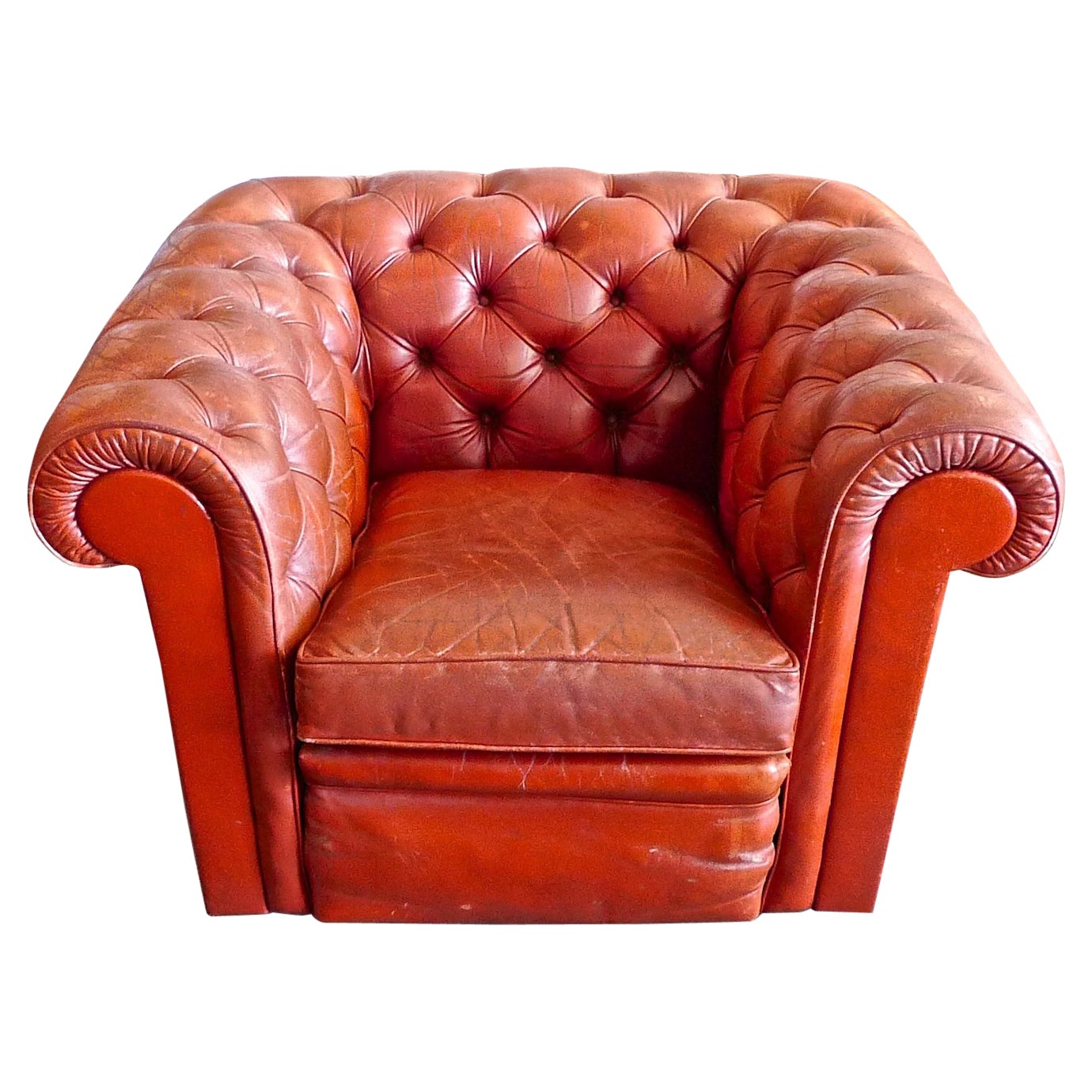 English 1960s Needlepoint Bench on 6 Walnut Legs with Castors at 1stDibs