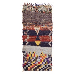 Marokkanischer Teppich. Größe: 0,91 m x 1,98 m (3 ft x 6 ft 6 in)