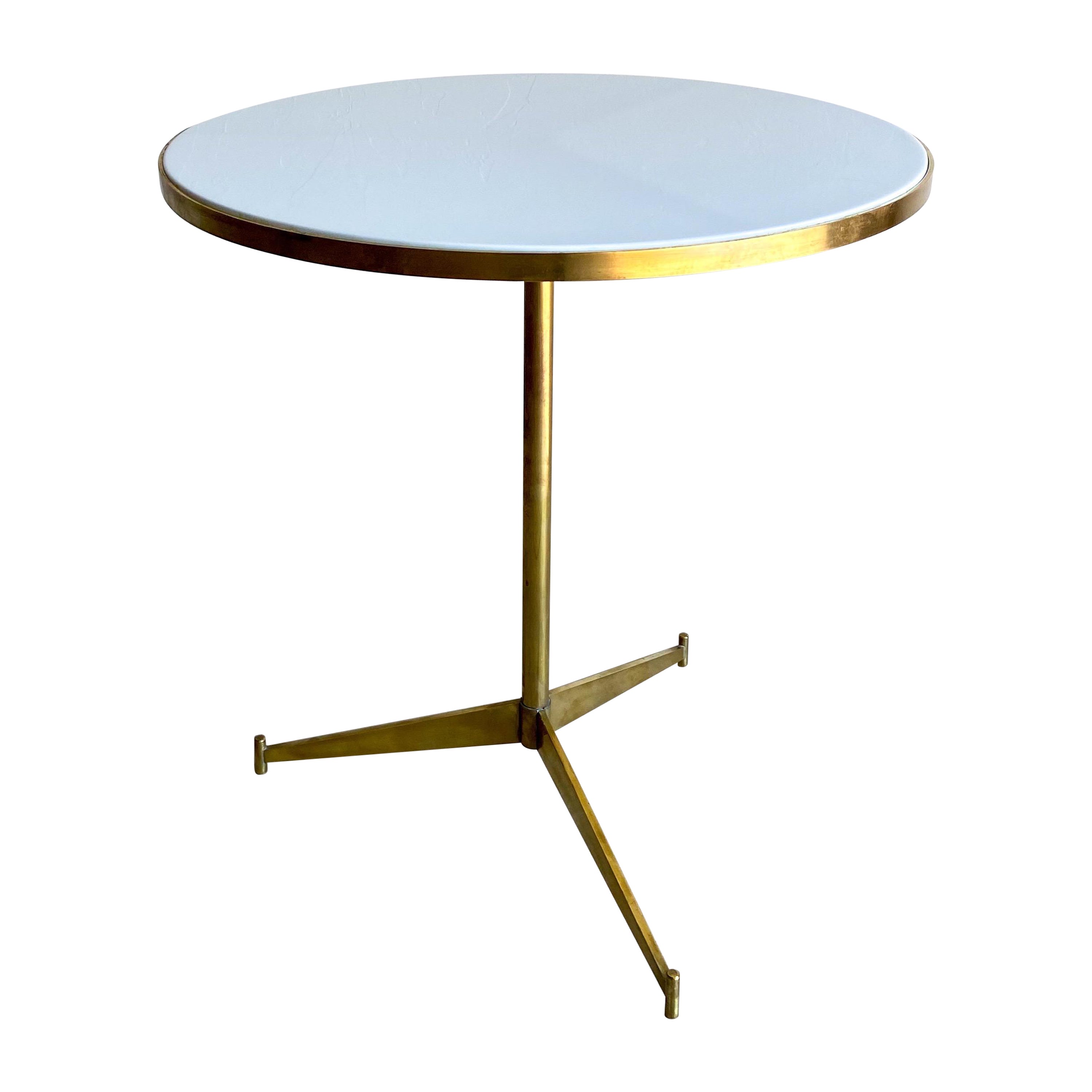 Paul McCobb for Directional Brass and Vitrolite Cigarette Table