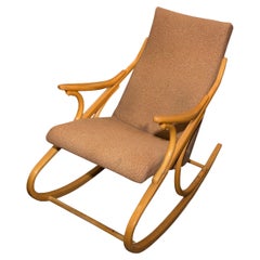Mid Century Bentwood Rocking Chair, Czechoslovakia, 1960's