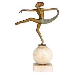 Josef Lorenzl Art Deco Cold Painted Dancing Sculptural Figure