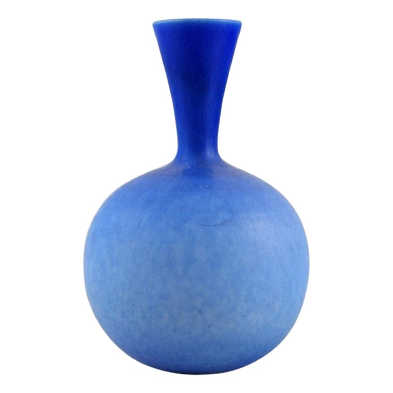 Sven Wejsfelt Gustavsberg Studiohand. Unique Vase in Glazed Ceramics