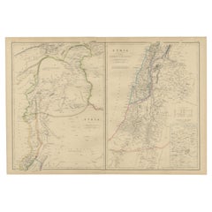 The Divided Realms of Syria - North and South as Seen in 1859 (Les royaumes divisés de la Syrie - Le Nord et le Sud vus en 1859) par W. G. Blackie