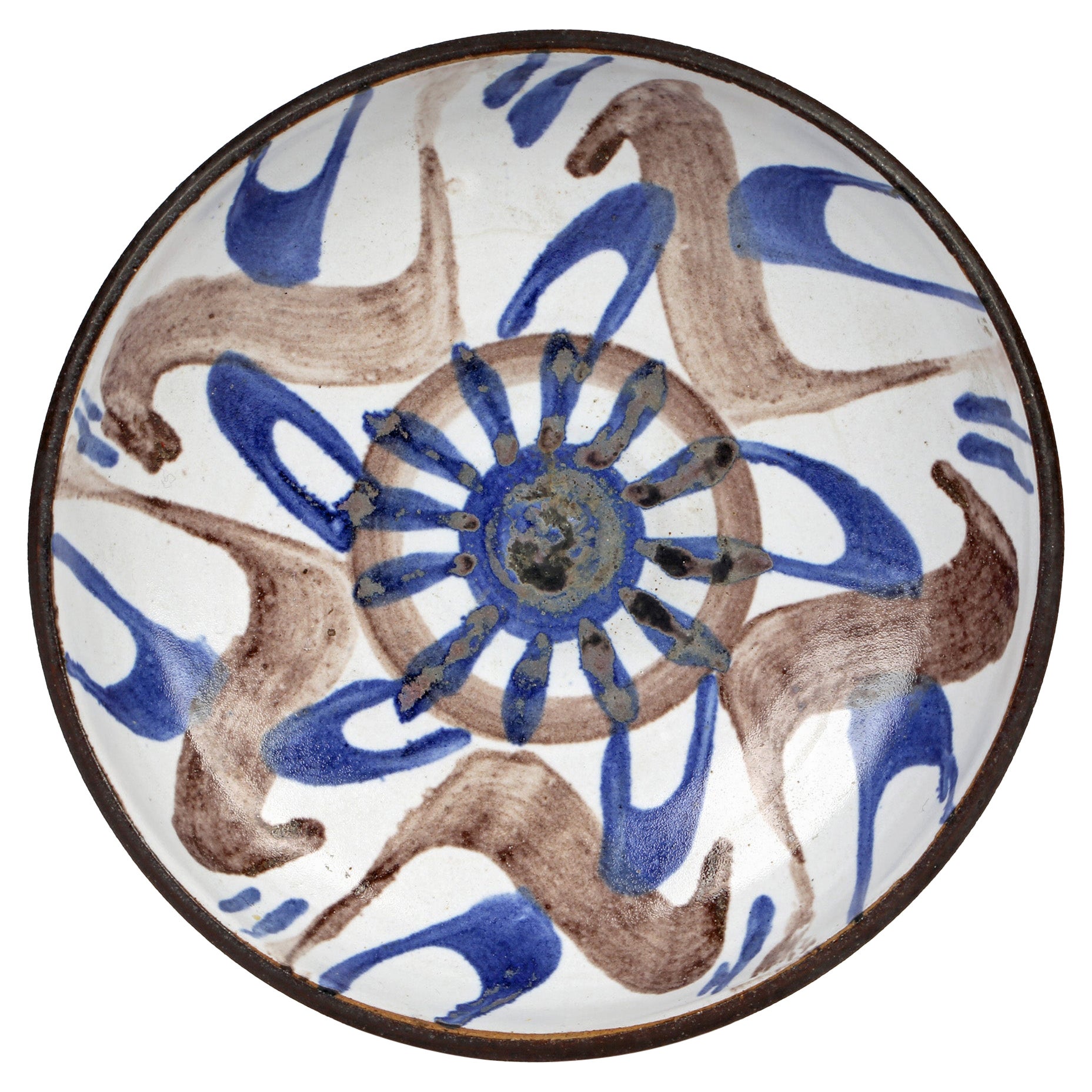 Plat peu profond écossais de Barbara Davidson, Studio Pottery en vente
