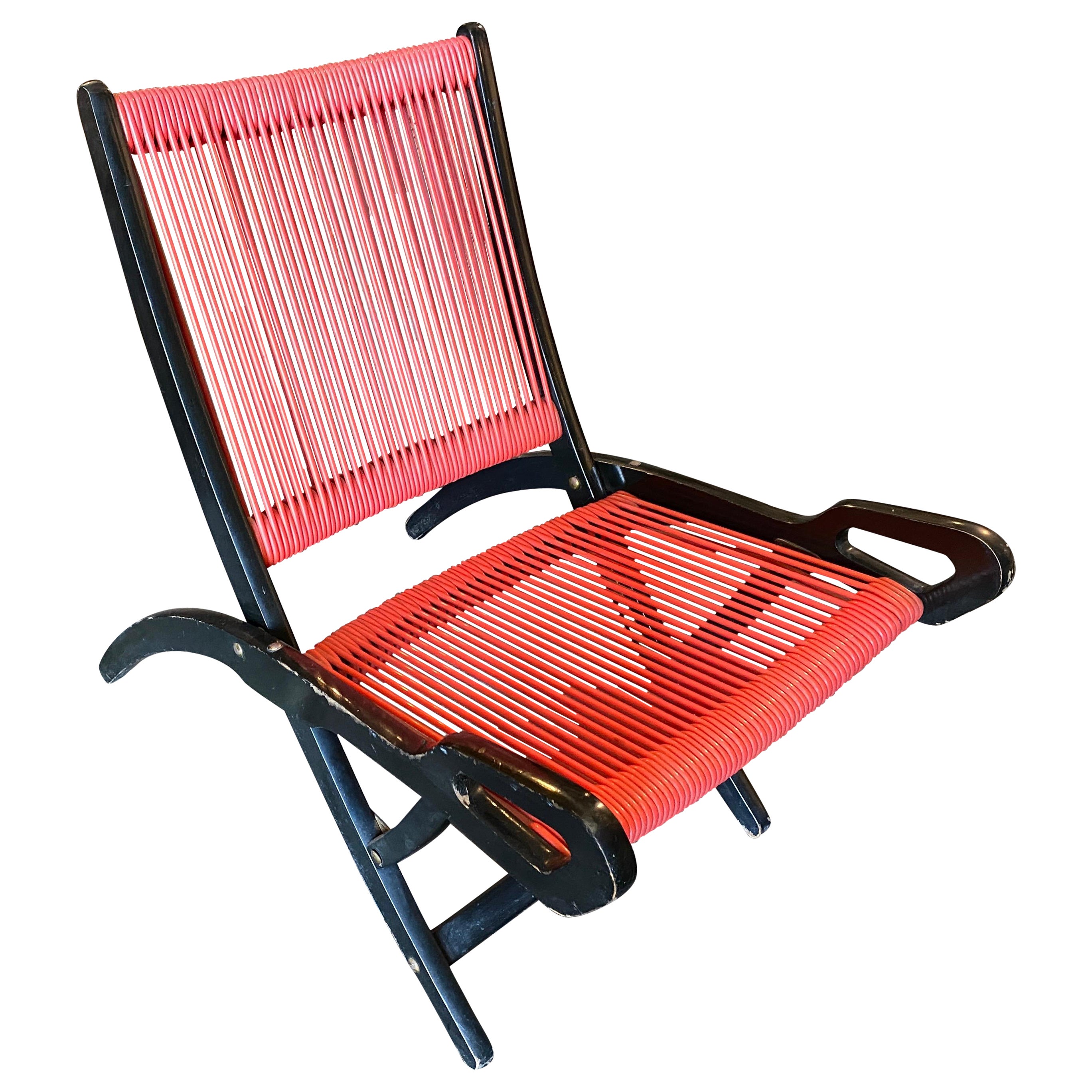 1970s Ninfea Folding Armchair by Giò Ponti for Reguitti For Sale