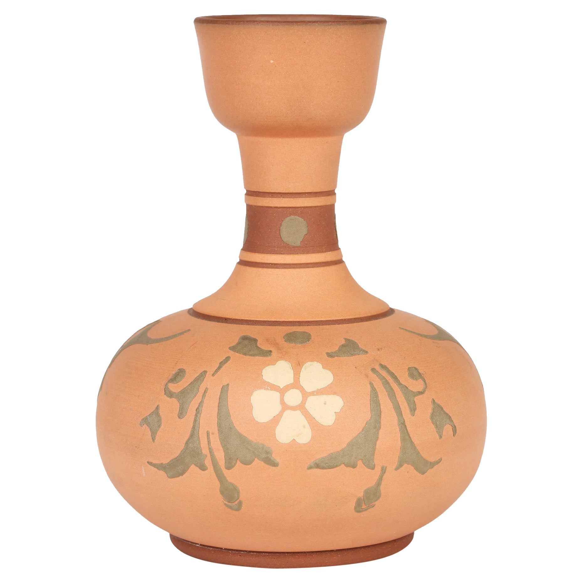 Christopher Dresser Attributed Aesthetic Movement Terracotta Vase