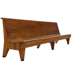 Elegant Italian Bench in Walnut