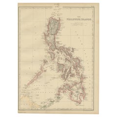 Antique Map of the Philippines by W. G. Blackie, 1859