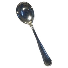 Dobbeltriflet/Old Danish Silver Serving Spoon Cohr
