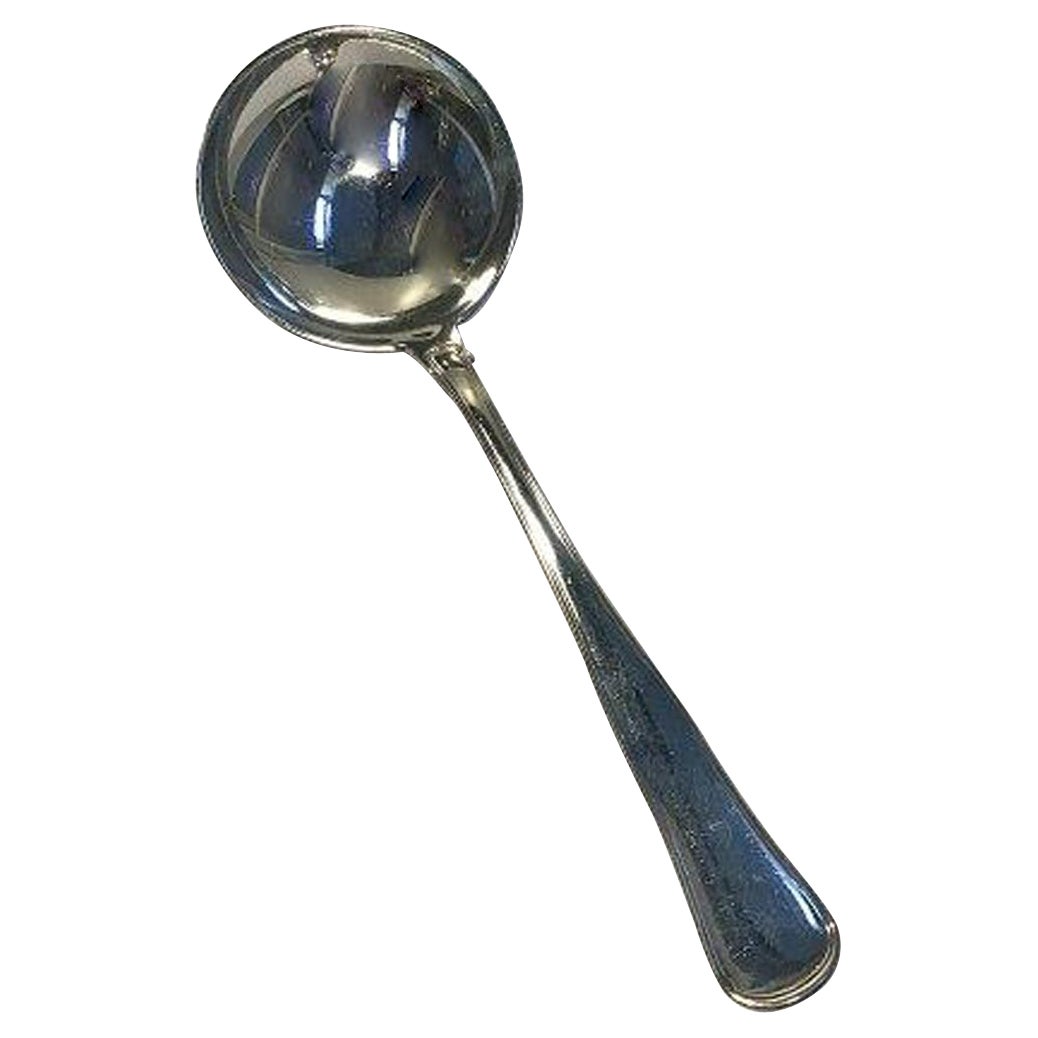 Dobbeltriflet/Old Danish Silver Serving Spoon Cohr
