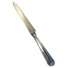 W&S Sørensen Dobbeltriflet Old Danish Silver Bread Knife