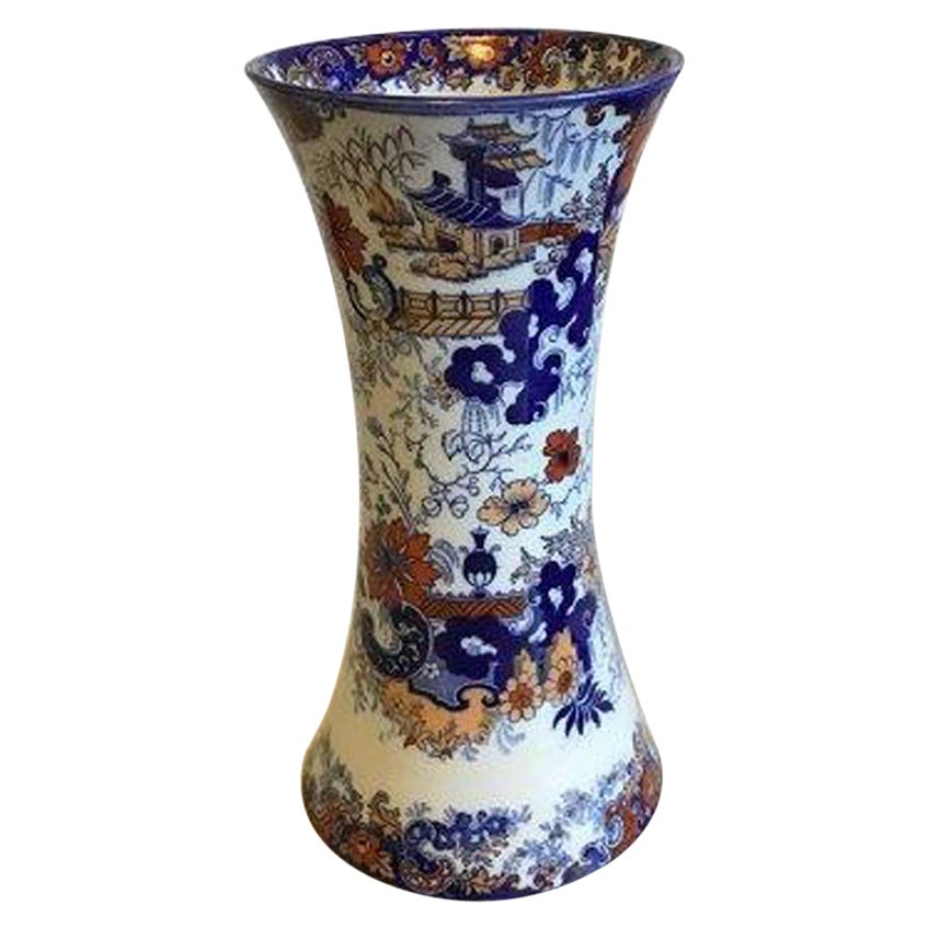 Large English Table Vase Wiltshaw & Robinson, Carltonware, Wedgewood For Sale