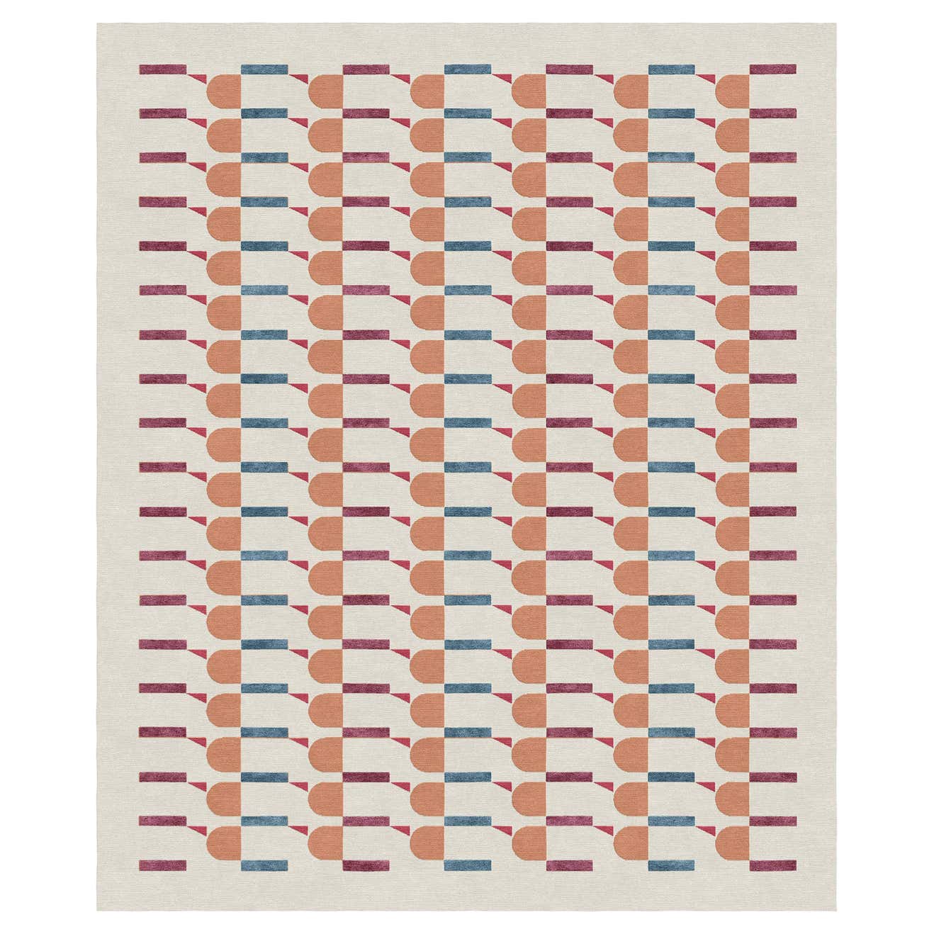 Roman, Colorful Designer Wool Silk Rug For Sale at 1stDibs