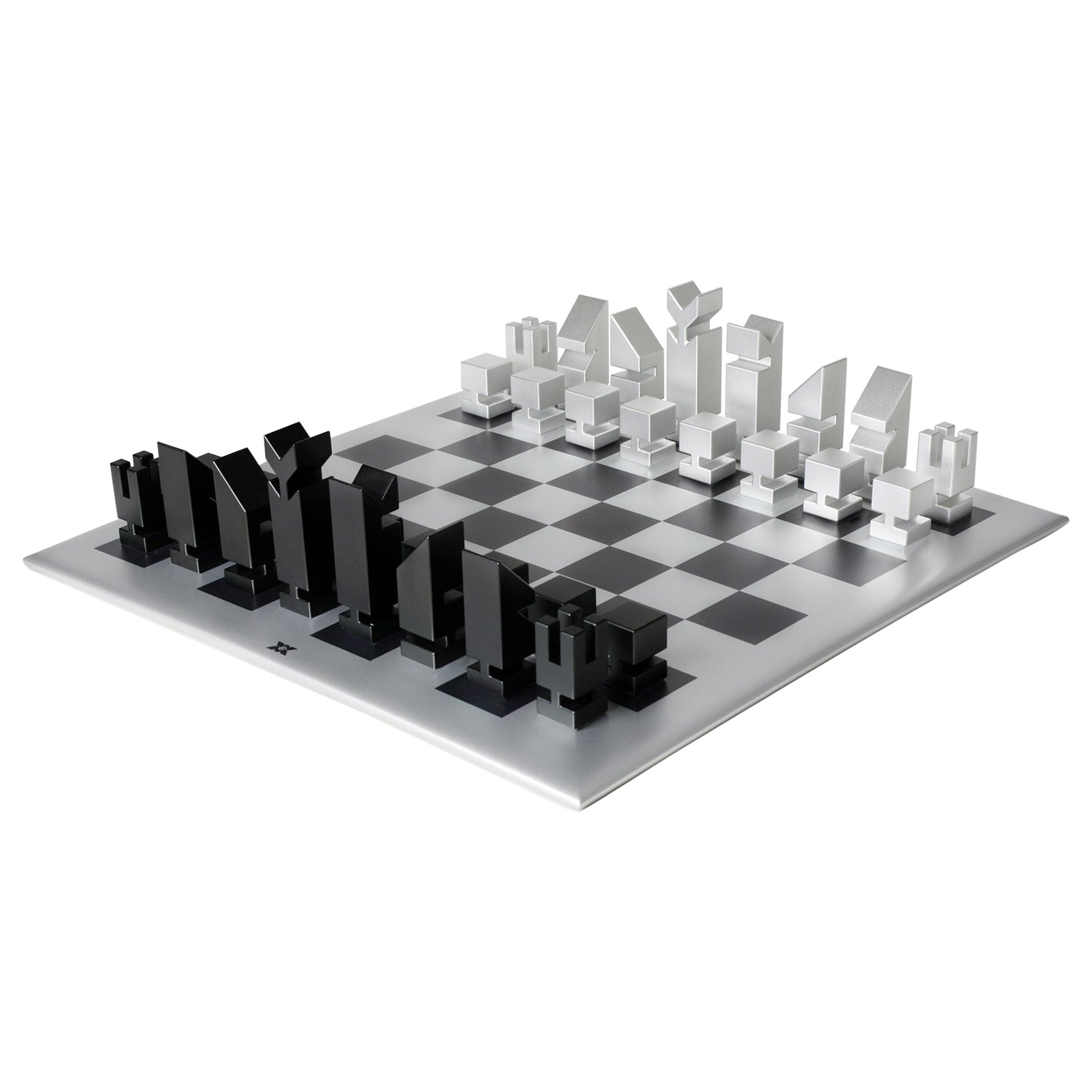 Modern Chess Board with Pieces El Ajedrez by Javier Mariscal For Sale at  1stDibs