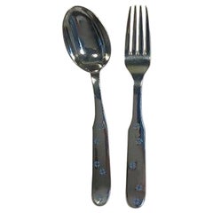 A Michelsen Sterling Silver Sterling Silver Child Flatware Set, Spoon and Fork