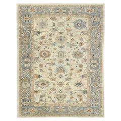 New Contemporary Persian Sultanabad Rug with Modern Transitional Style (Nouveau tapis persan contemporain de Sultanabad avec style moderne et transitionnel)