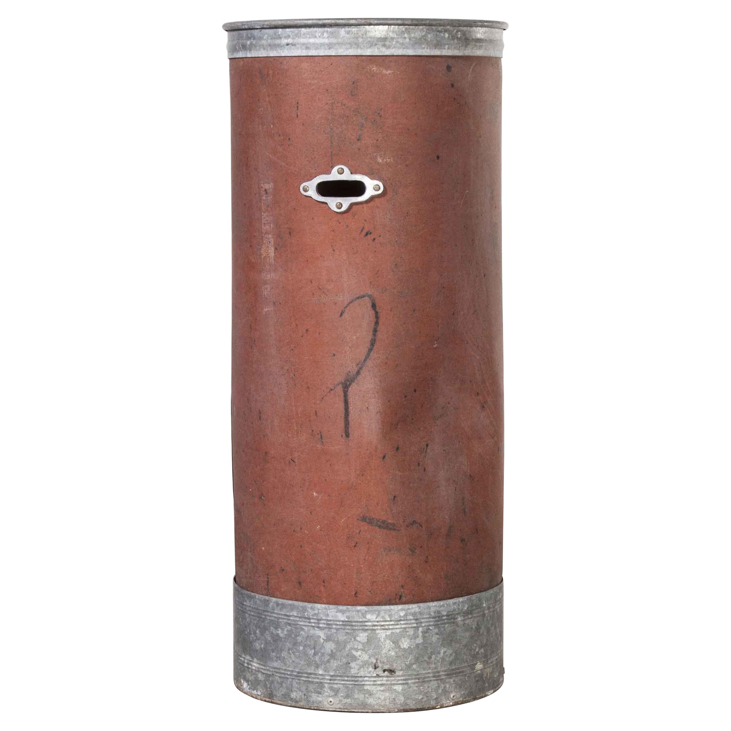 1940's Original Suroy Tall Industrial Storage Cylinder 'Model 1259.1'