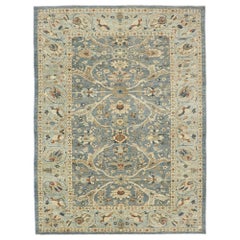 New Contemporary Persian Sultanabad Rug with Modern Coastal Style