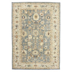 New Contemporary Persian Sultanabad Rug with Modern Coastal Style