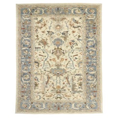 New Contemporary Persian Sultanabad Rug with Modern Transitional Style