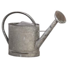 1950's Good Size French Galvanised Watering Can 'Model .1'