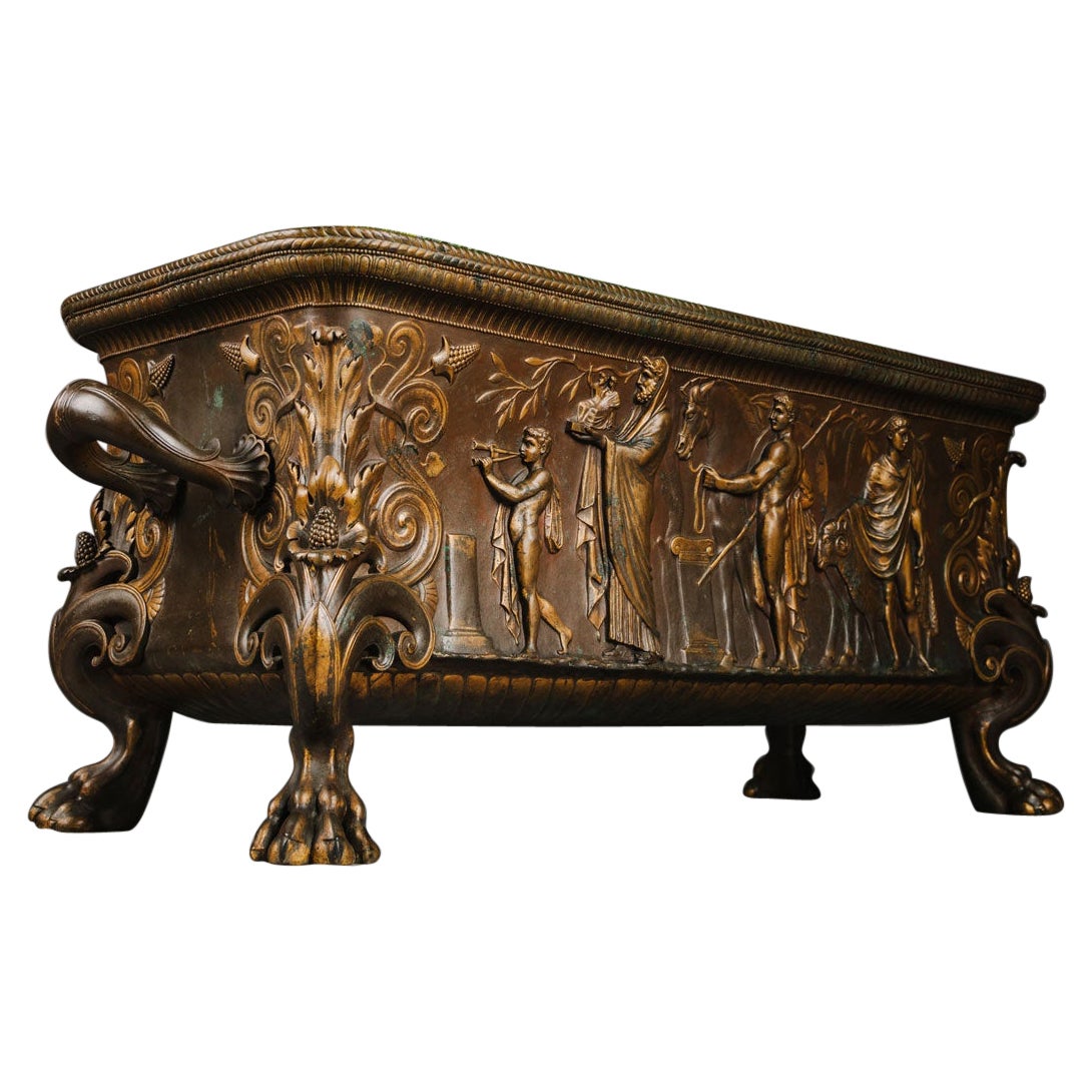 Large and Finely Cast Neo-Grec Jardinière by Ferdinand Barbedienne For Sale