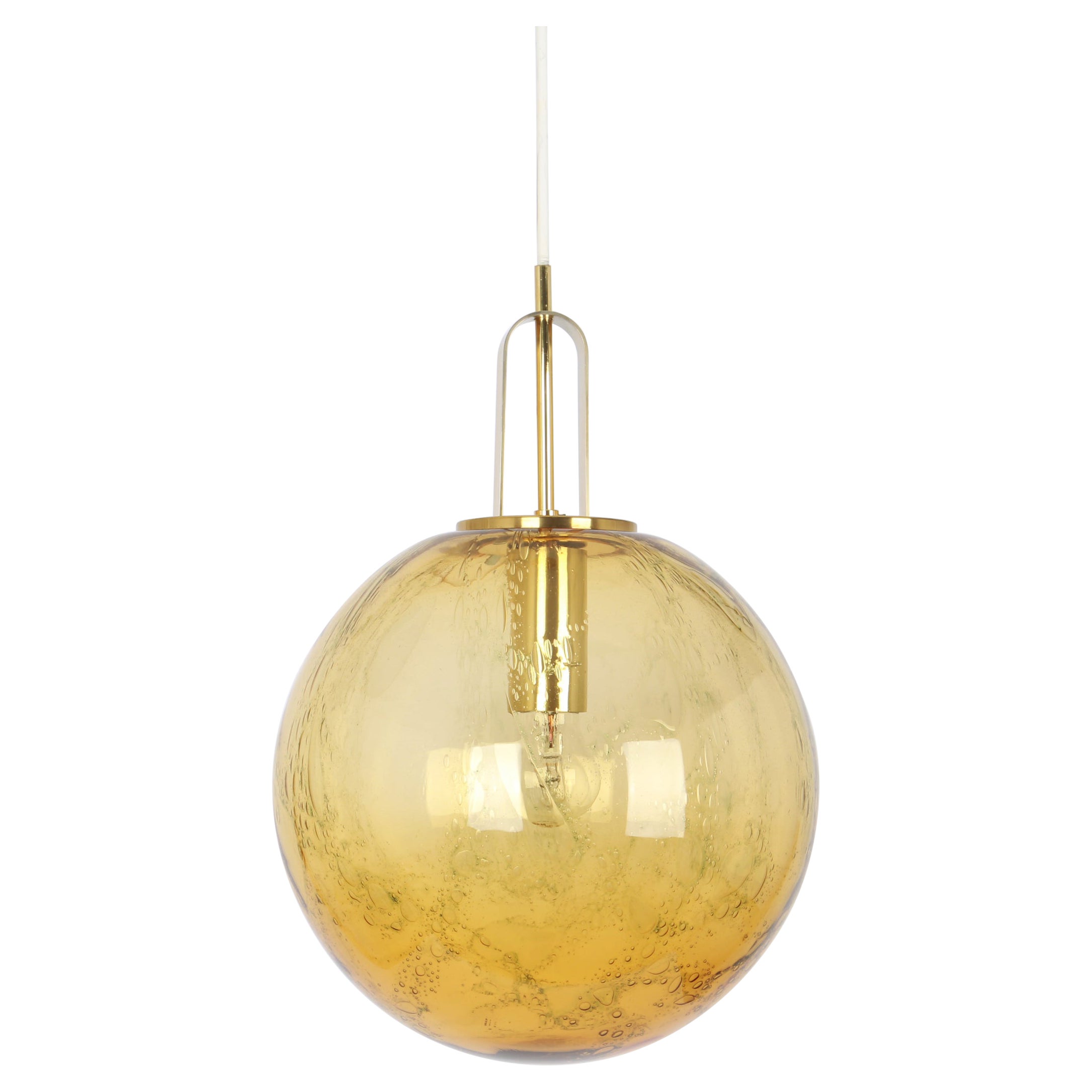 Sputnik Murano Big Ball Pendant Light, Doria, Germany, 1970s