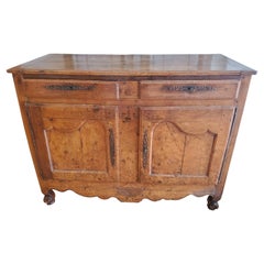 Early 19th Century French Provincial Burled Ash Buffet