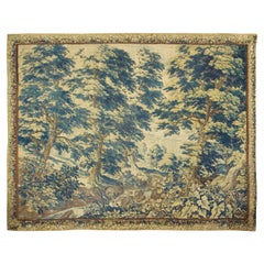 Antique Flemish Verdure Tapestry, circa 1720  9'6 x 12'2