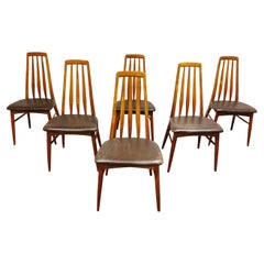 Set of 6 Rosewood Dining Chairs, Model EVA by Niels Kofoed, Denmark