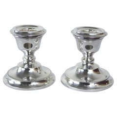 Sterling Silver Candle Holders