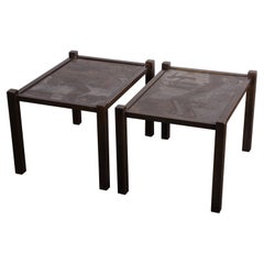 Pair of "Tao" Side Tables by Philip and Kelvin LaVerne