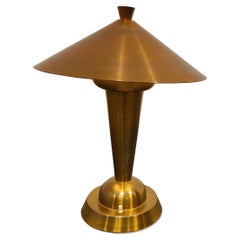 Art Deco Copper Desk Lamp 'Mushroom', 1930s