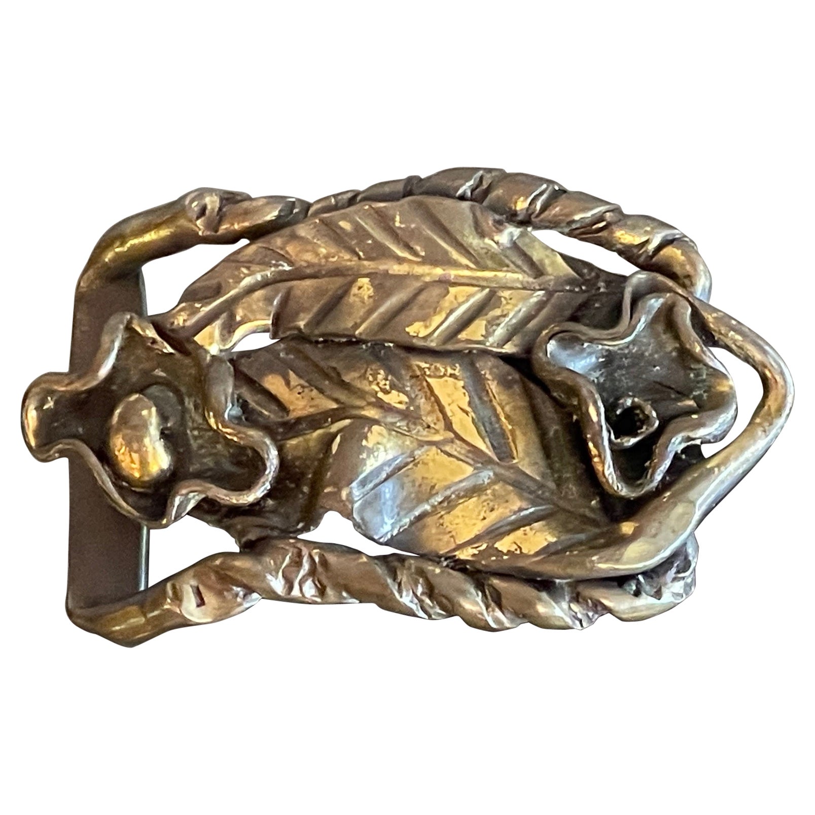 Unique Belt Buckle by Eugene Anthony Chase For Sale