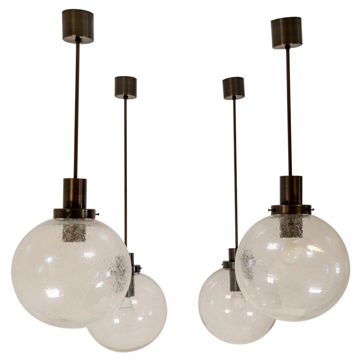 Midcentury Hans-Agne Jakobsson Pendant Hanging Lamp, Sweden, 1960s For Sale