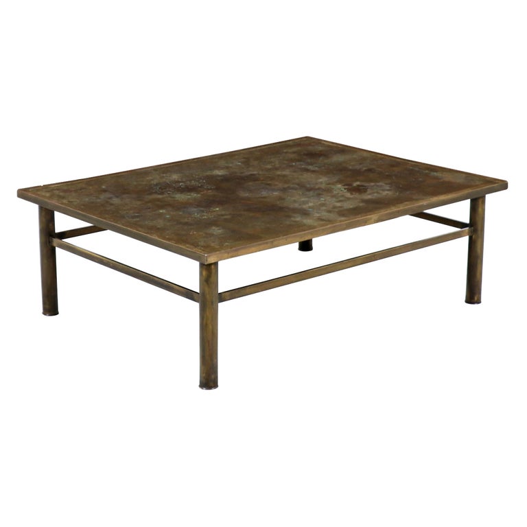 Philip and Kelvin LaVerne Classical Bronze Coffee Table, 1960s