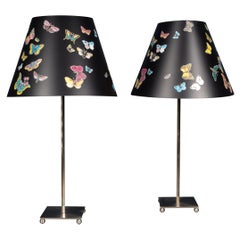 Pair of Late 20th Century Italian Table Lamps by Fornasetti