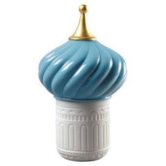 In Stock in Los Angeles, Turquoise Spire Scented Candle 1001 Lights