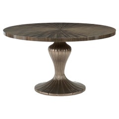 Art Deco Inspired Style Round Dining Table