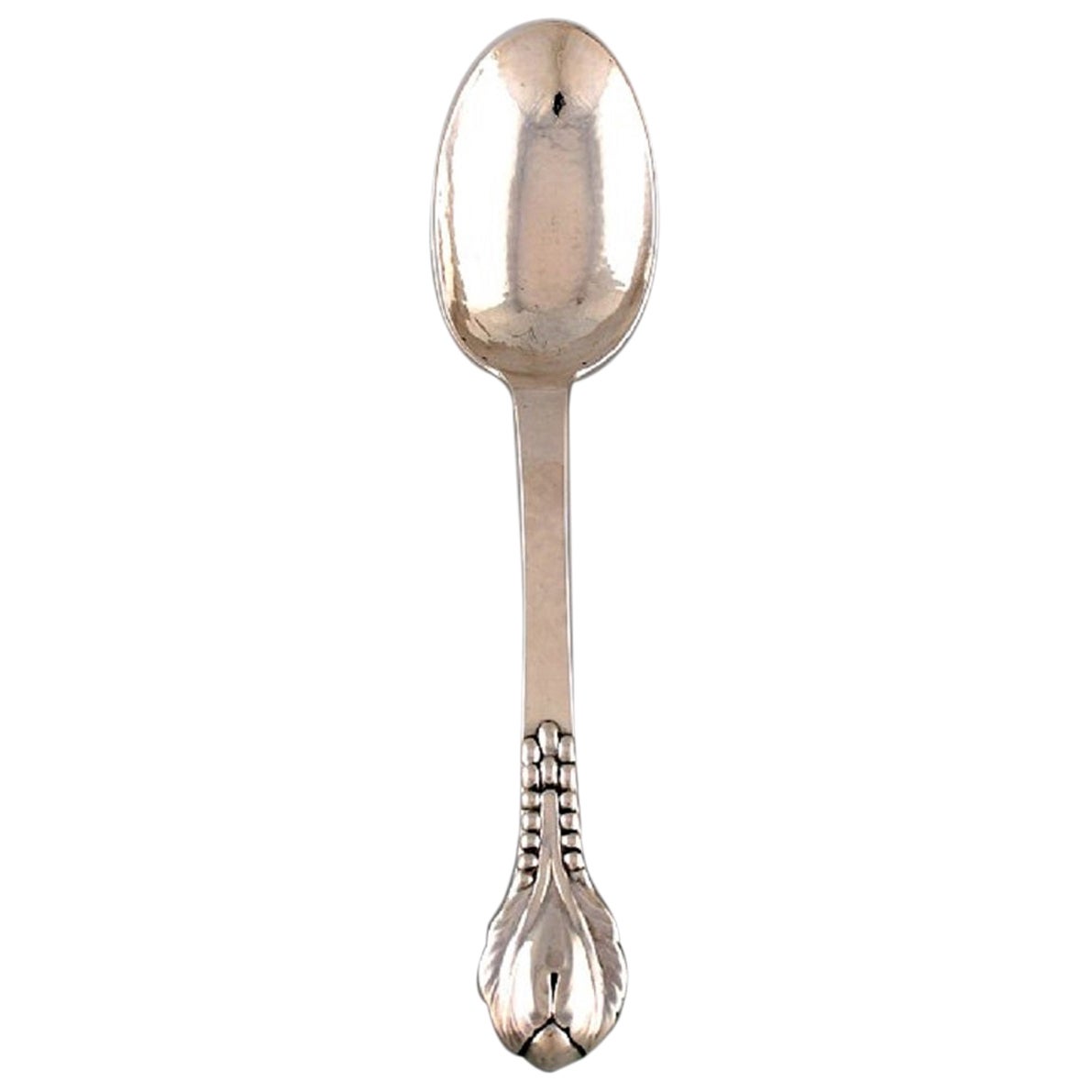 Antique Evald Nielsen Number 3 Tablespoon in Silver, Dated 1916