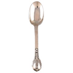 Antique Evald Nielsen Number 3 Tablespoon in Silver, Dated 1916
